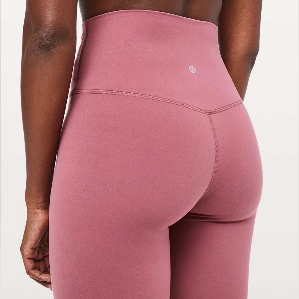 Lululemon Align Super High-Rise Pant 25" in Misty Merlot Pink